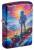 Зажигалка ZIPPO Mushroom Forest Design с покрытием 540 Matte, латунь/сталь, разноцветная, матовая, 38x13x57 мм