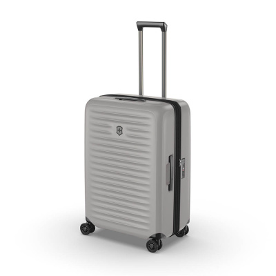 Чемодан VICTORINOX Airox Advanced, серо-белый матовый, 100% поликарбонат Makrolon, 46x29x69 см, 75 л