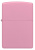 Зажигалка ZIPPO классическая с розовым матовым покрытием | Classic Pink Matte, латунь/сталь, розовая, матовая, 38x13x57 мм