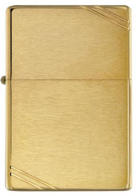 Зажигалка ZIPPO 1937 Vintage™ с покрытием Brushed Brass, латунь/сталь, золотистая, 38x13x57 мм