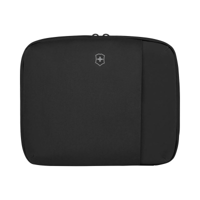 Несессер VICTORINOX Travel Essentials с крючком для подвешивания, чёрный, полиэстер, 27x11x22 см