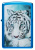 Зажигалка ZIPPO Белый тигр с глянцевым синим покрытием | White Tiger High Polish Blue, латунь/сталь, синяя, глянцевая, 38x13x57 мм Зажигалка ZIPPO Белый тигр с глянцевым синим покрытием | White Tiger High Polish Blue, латунь/сталь, синяя, глянцевая, 38x13x57 мм