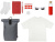 Welcome pack Welcome Aboard!, красный , размер M-L Welcome pack Welcome Aboard!, красный , размер M-L