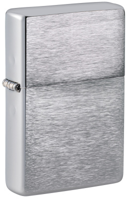 Зажигалка ZIPPO Винтаж серия 1937 года с покрытием матовый хром | Vintage™ Series 1937 Brushed Chrome, серебристая, 38x13x57 мм