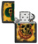 Зажигалка ZIPPO Lucky Map с покрытием Black Matte, латунь/сталь, черная, 38x13x57 мм