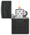 Набор ZIPPO Jack Daniels®: зажигалка с покрытием Black Matte и кожаный чехол в подарочной коробке
