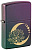 Зажигалка ZIPPO Lotus Moon с покрытием Iridescent, латунь/сталь, черная, 38x13x57 мм