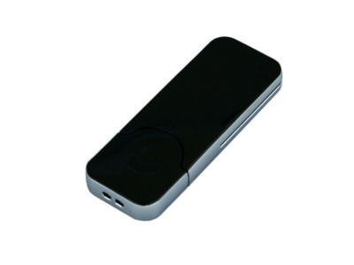 USB-флешка на 16 Гб в стиле I-phone, прямоугольнй формы, черный , размер 16ГБ