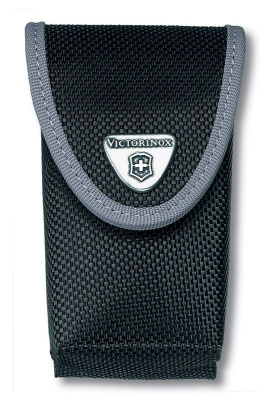 Чехол на ремень VICTORINOX для ножей 111 мм 4-6 уровней, с отделением под фонарь, нейлоновый, чёрный