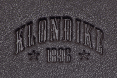 Визитница KLONDIKE 1896 коллекция «ПРИИСК | CLAIM», натуральная кожа в коричневом цвете, 8 х 1,5 х 10,5 см
