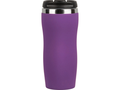 Термокружка Double wall mug C1, soft touch, 350 мл, фиолетовый (Р)
