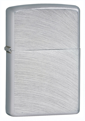 Зажигалка ZIPPO классическая хромированная с дугообразным узором | Classic Chrome Arch, латунь/сталь, серебристая, матовая, 38x13x57 мм