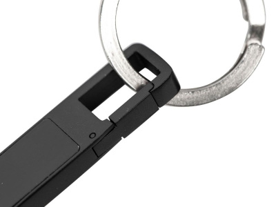USB 2.0- флешка на 32 Гб c подсветкой логотипа Hook LED, темно-серый, белая подсветка , размер 32ГБ