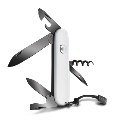 Нож перочинный VICTORINOX Spartan PS, 91 мм, 13 функций, белый, со шнурком в комплекте