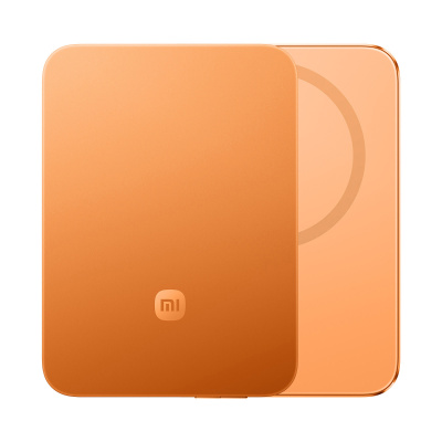 Внешний аккумулятор UltraThin Magnetic Power Bank 5000 15 Вт, c CCC сертификацией, оранжевый