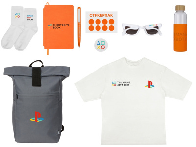 Welcome pack Welcome Aboard!, оранжевый , размер XS-S