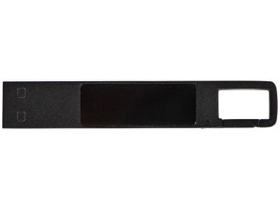 USB 2.0- флешка на 32 Гб c подсветкой логотипа Hook LED, темно-серый, синяя подсветка , размер 32ГБ
