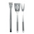 Набор для барбекю черный