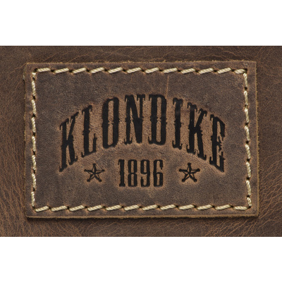 Портфель KLONDIKE 1896 коллекция «ЗЕМЛЯ ПРЕДКОВ | NATIVE», натуральная кожа в коричневом цвете, 38 х 14 х 33 см