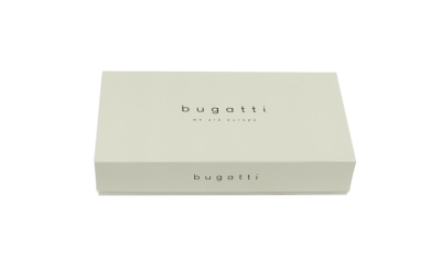 Портмоне BUGATTI ШЕДЕВР | BOMBA, с защитой данных RFID, чёрное, кожа козы/полиэстер, 12х2х9,5 см