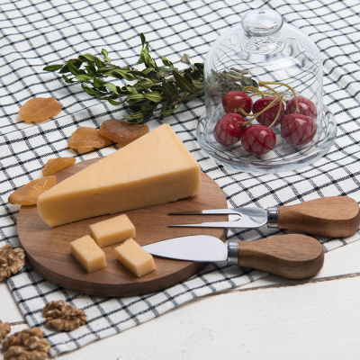 Набор для сыра PARMESAN, 25х17х2,4 см; дерево, картон