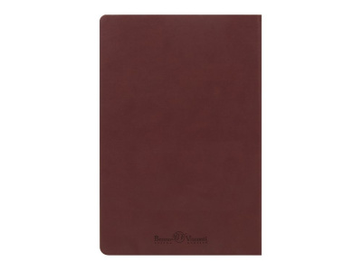 Ежедневник А5 недатированный Megapolis Velvet Flex, бордовый