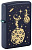 Зажигалка ZIPPO Затерянный в космосе с темно-синем матовым покрытием | Lost in Space Design Navy Matte, латунь/сталь, синяя, 38x13x57 мм