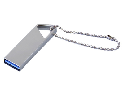 USB 2.0-флешка на 4 Гб с мини чипом, компактный дизайн, отверстие треугольной формы для цепочки , размер 4ГБ