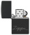 Зажигалка ZIPPO Classic с покрытием Black Matte, латунь/сталь, черная, матовая, 38x13x57 мм