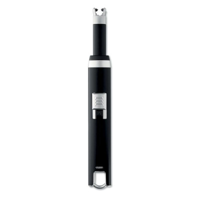 Большая USB зажигалка черный