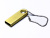 USB 2.0-флешка на 512 Мбайт с мини чипом и круглым отверстием, золотистый , размер 512МБ USB 2.0-флешка на 512 Мбайт с мини чипом и круглым отверстием, золотистый , размер 512МБ