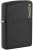 Зажигалка ZIPPO Logo с покрытием Black Crackle™, латунь/сталь, чёрная, матовая, 38x13x57 мм