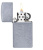 Зажигалка ZIPPO Slim® с покрытием Street Chrome™, латунь/сталь, серебристая, матовая, 29x10x60 мм Зажигалка ZIPPO Slim® с покрытием Street Chrome™, латунь/сталь, серебристая, матовая, 29x10x60 мм