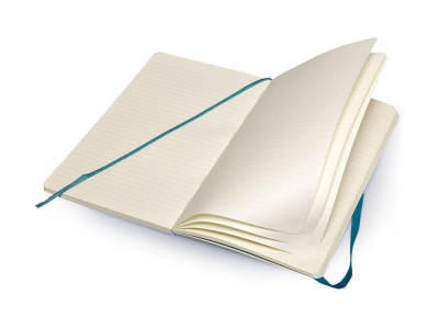 Записная книжка Moleskine Classic Soft (в линейку), Large (13х21см), бирюзовый , размер A5