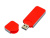 USB-флешка на 4 Гб в стиле I-phone, прямоугольнй формы, красный , размер 4ГБ