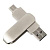 USB flash-карта CIRCLE OTG Type-C (32Гб), серебристая, 6,5х1,5х0,82 см, металл