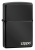 Зажигалка ZIPPO Classic с покрытием Ebony™, латунь/сталь, чёрная с логотипом, глянцевая, 38x13x57 мм Зажигалка ZIPPO Classic с покрытием Ebony™, латунь/сталь, чёрная с логотипом, глянцевая, 38x13x57 мм
