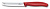 Нож для сыра и колбасы VICTORINOX SwissClassic, лезвие 11 см с волнистой кромкой, красный