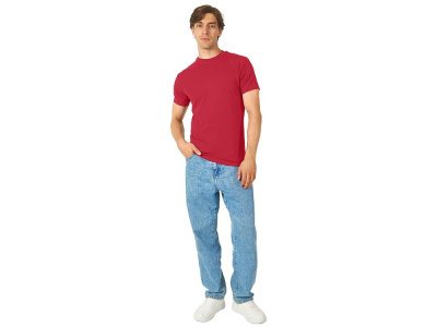 Футболка HD Fit короткий рукав с эластаном, мужская, красный , размер L