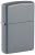 Зажигалка ZIPPO Classic с покрытием Flat Grey, латунь/сталь, серая, глянцевая, 38x13x57 мм Зажигалка ZIPPO Classic с покрытием Flat Grey, латунь/сталь, серая, глянцевая, 38x13x57 мм