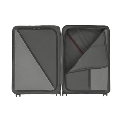 Чемодан VICTORINOX Airox Advanced, серо-белый матовый, 100% поликарбонат Makrolon, 50x32x75 см, 103
