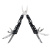 Мультитул Stinger, 105x40 мм,13 функций, сталь, чёрно-серебристый, в комплекте нейлоновый чехол