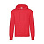 Толстовка мужская "Hooded Sweat", красный_S, 80% х/б, 20% п/э, 280 г/м2