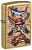 Зажигалка ZIPPO Guy Harvey с покрытием Street Brass, латунь/сталь, золотистая, 38x13x57 мм