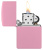Зажигалка ZIPPO классическая с розовым матовым покрытием | Classic Pink Matte, латунь/сталь, розовая, матовая, 38x13x57 мм