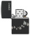 Зажигалка ZIPPO Classic с покрытием Black Matte, латунь/сталь, черная, матовая, 38x13x57 мм