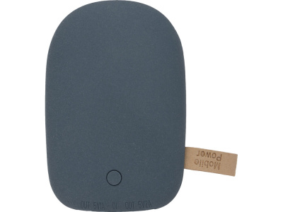 Внешний аккумулятор в форме камня Stone, 7800 mAh, темно-серый , размер 7800 mAh