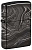 Зажигалка ZIPPO Мраморный узор с глянцевым черным покрытием | Marble Pattern High Polish Black, латунь/сталь, чёрная, 38x13x57 мм