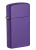 Зажигалка ZIPPO Slim® с покрытием Purple Matte, латунь/сталь, фиолетовая, матовая, 29x10x60 мм Зажигалка ZIPPO Slim® с покрытием Purple Matte, латунь/сталь, фиолетовая, матовая, 29x10x60 мм