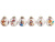 Набор новогодних шаров, 6 шт. Набор новогодних шаров, 6 шт.